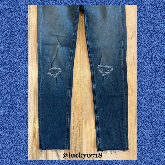 Rag & Bone High Rise Cropped Ankle Skinny in Alec Sz 27 - Picture 6 of 11